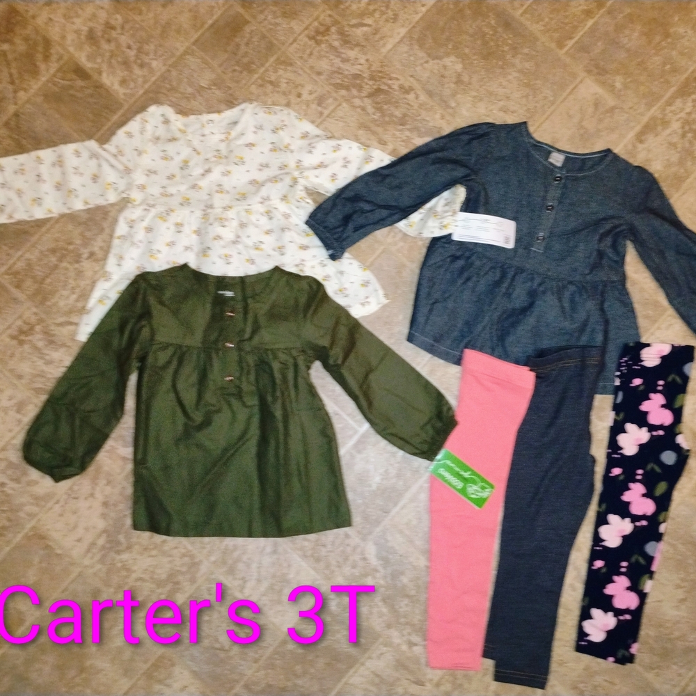 New Carter's Girls 3T Outfits